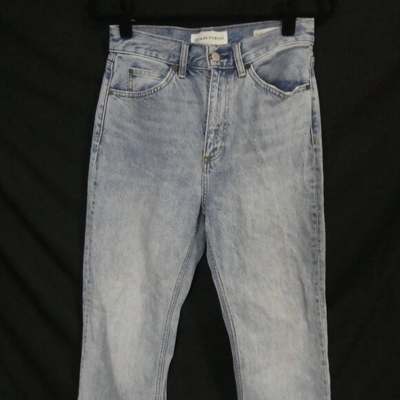 DENIM FORUM - The Jane 70's Super High Boot - 30L | size 28 | Blue Denim Jeans - Picture 6 of 16